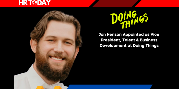 Jon Henson Appointed as Vice President, Talent & Business Development at Doing Things