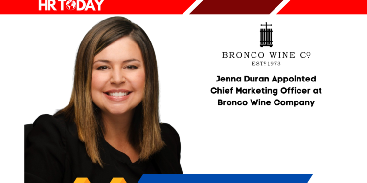 Jenna Duran Appointed Chief Marketing Officer at Bronco Wine Company