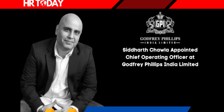 Siddharth Chawla Appointed Chief Operating Officer at Godfrey Phillips India Limited
