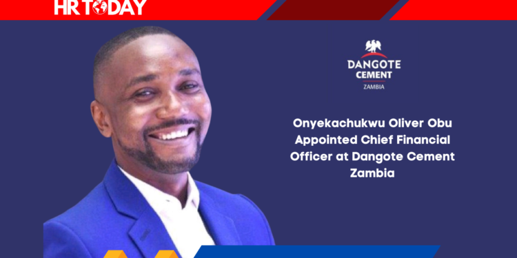 Onyekachukwu Oliver Obu Appointed Chief Financial Officer at Dangote Cement Zambia