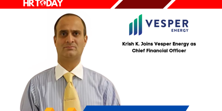 Krish K. Joins Vesper Energy as Chief Financial Officer