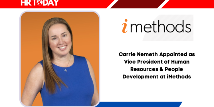 Carrie Nemeth Appointed as Vice President of Human Resources & People Development at iMethods