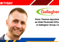 Peter Thomas Appointed as Chief Financial Officer at Gallagher Group Ltd