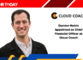 Damian Melvin Appointed as Chief Financial Officer at Cloud Coach