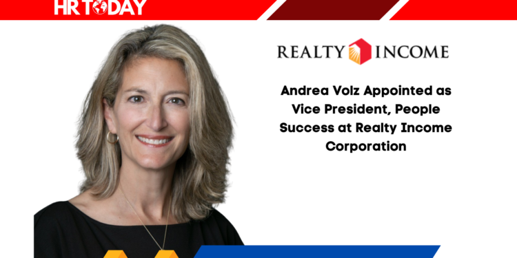 Andrea Volz Appointed as Vice President, People Success at Realty Income Corporation