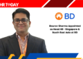 Gaurav Sharma Appointed as Head HR - Singapore & South East Asia at BD