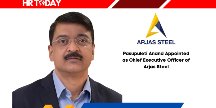 Pasupuleti Anand Appointed as Chief Executive Officer of Arjas Steel