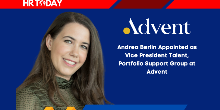 Andrea Berlin Appointed as Vice President Talent, Portfolio Support Group at Advent