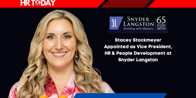 Stacey Stockmeyer Appointed as Vice President, HR & People Development at Snyder Langston
