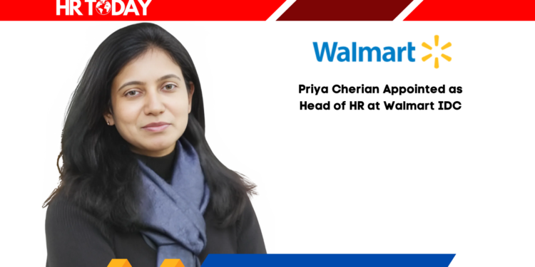Priya Cherian Appointed as Head of HR at Walmart IDC