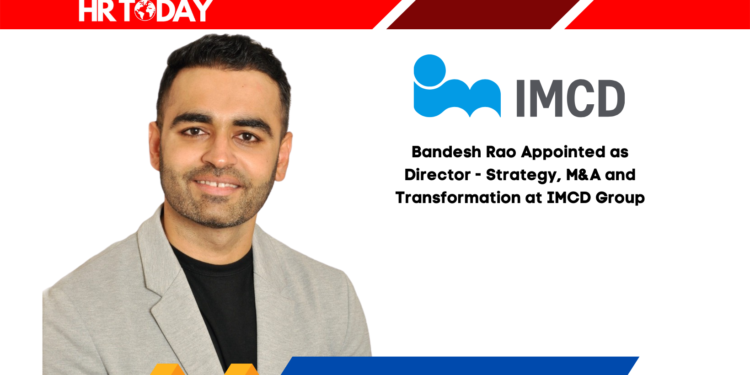 Bandesh Rao Appointed as Director - Strategy, M&A and Transformation at IMCD Group