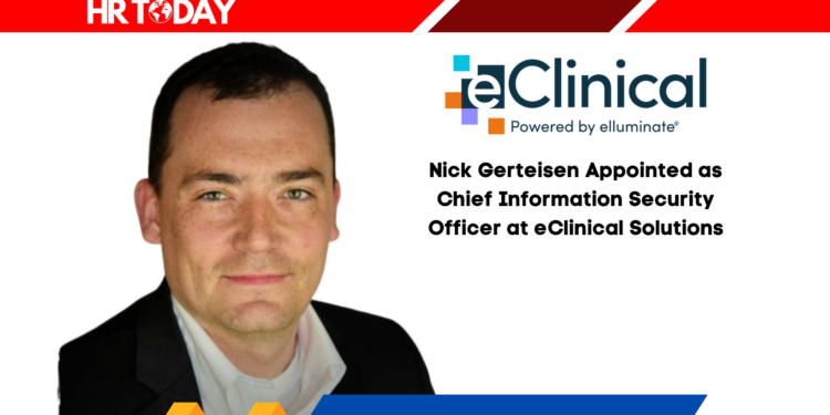 Nick Gerteisen Appointed as Chief Information Security Officer at eClinical Solutions