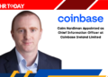 Colm Hardiman Appointed as Chief Information Officer at Coinbase Ireland Limited