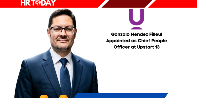 Gonzalo Mendez Filleul Appointed as Chief People Officer at Upstart 13