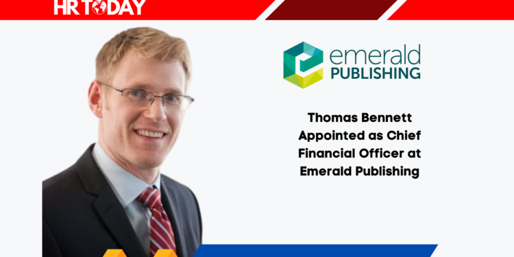 Thomas Bennett Appointed as Chief Financial Officer at Emerald Publishing
