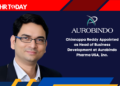 Chinnappa Reddy Appointed as Head of Business Development at Aurobindo Pharma USA, Inc.