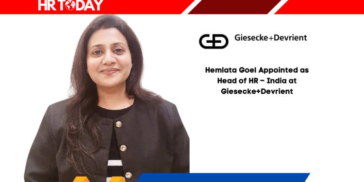 Hemlata Goel Appointed as Head of HR – India at Giesecke+Devrient