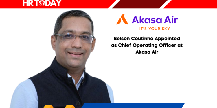 Belson Coutinho Appointed as Chief Operating Officer at Akasa Air