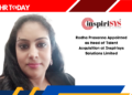 Radha Prasanna Appointed as Head of Talent Acquisition at Inspirisys Solutions Limited