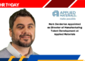 Mark Derderian Appointed as Director of Manufacturing Talent Development at Applied Materials