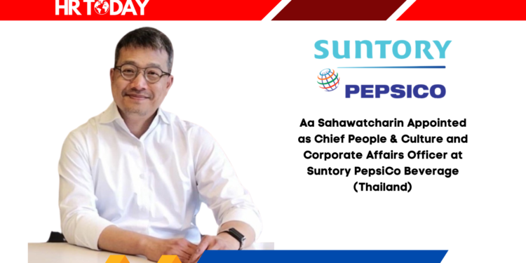 Aa Sahawatcharin Appointed as Chief People & Culture and Corporate Affairs Officer at Suntory PepsiCo Beverage (Thailand)