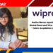 Madhu Menon Appointed as Global Head and Vice President - Talent Acquisition at Wipro