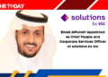 Emad AlMutairi Appointed as Chief People and Corporate Services Officer at solutions by stc