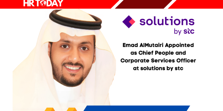 Emad AlMutairi Appointed as Chief People and Corporate Services Officer at solutions by stc