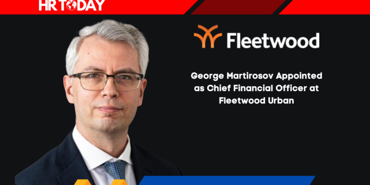 George Martirosov Appointed as Chief Financial Officer at Fleetwood Urban