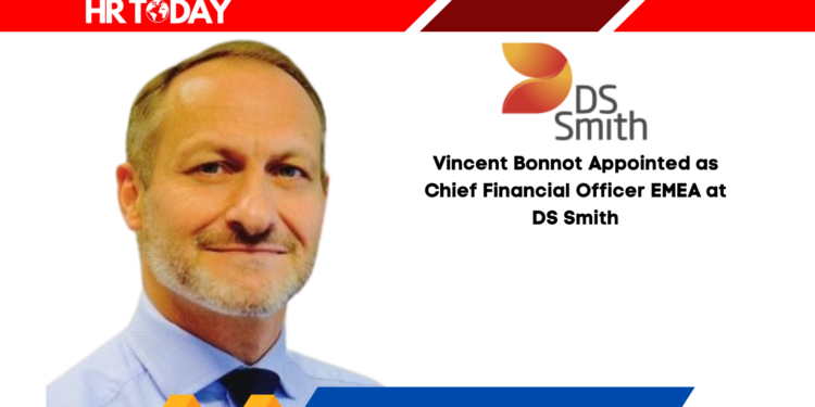 Vincent Bonnot Appointed as Chief Financial Officer EMEA at DS Smith
