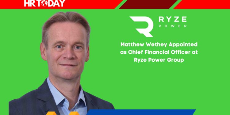 Matthew Wethey Appointed as Chief Financial Officer at Ryze Power Group