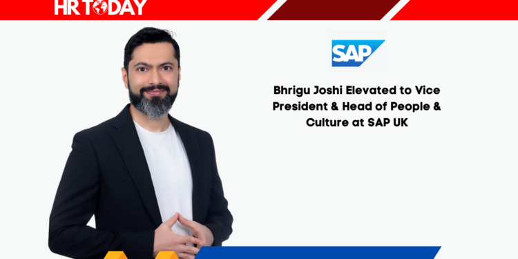 Bhrigu Joshi Elevated to Vice President & Head of People & Culture at SAP UK