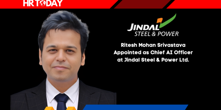 Ritesh Mohan Srivastava Appointed as Chief AI Officer at Jindal Steel & Power Ltd.