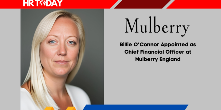 Billie O’Connor Appointed as Chief Financial Officer at Mulberry England
