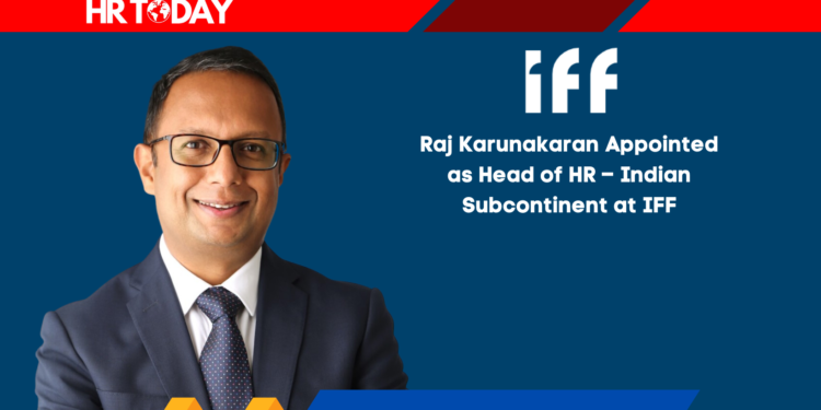 Raj Karunakaran Appointed as Head of HR – Indian Subcontinent at IFF