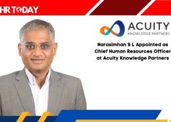 Narasimhan S L Appointed as Chief Human Resources Officer at Acuity Knowledge Partners