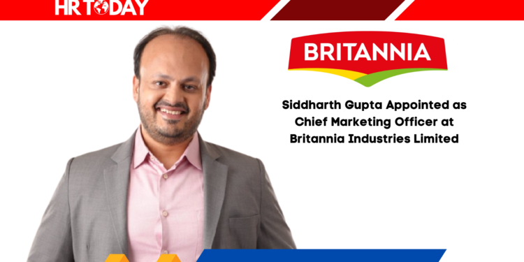 Siddharth Gupta Appointed as Chief Marketing Officer at Britannia Industries Limited
