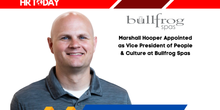 Marshall Hooper Appointed as Vice President of People & Culture at Bullfrog Spas