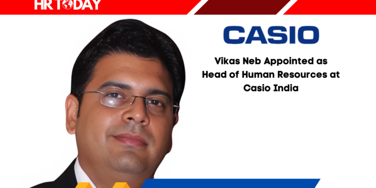 Vikas Neb Appointed as Head of Human Resources at Casio India