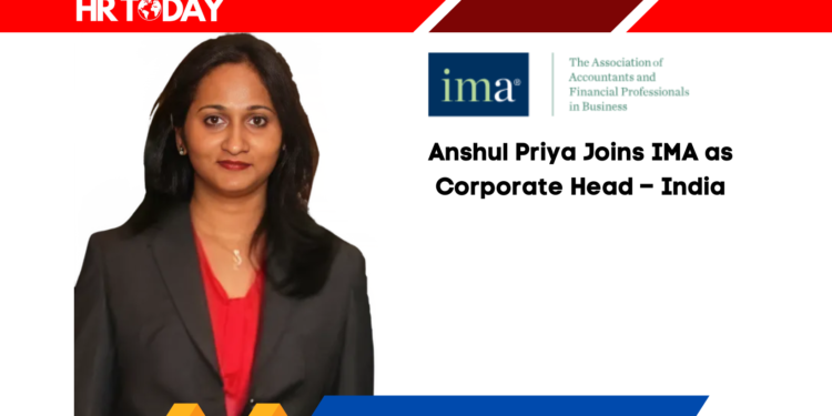 Anshul Priya Joins IMA as Corporate Head – India