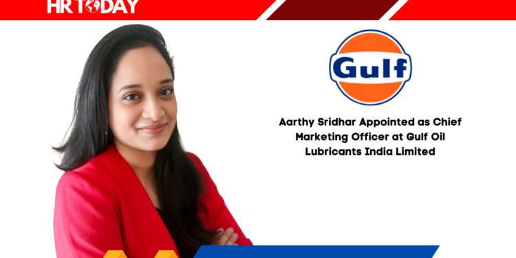 Aarthy Sridhar Appointed as Chief Marketing Officer at Gulf Oil Lubricants India Limited