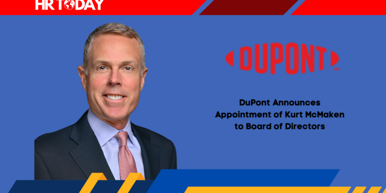 DuPont Announces Appointment of Kurt McMaken to Board of Directors