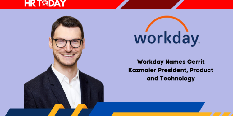 Workday Names Gerrit Kazmaier President, Product and Technology