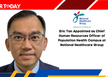Eric Tan Appointed as Chief Human Resources Officer of Population Health Campus at National Healthcare Group