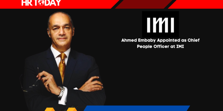 Ahmed Embaby Appointed as Chief People Officer at IMI
