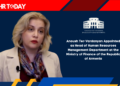 Anoush Ter-Vardanyan Appointed as Head of Human Resources Management Department at the Ministry of Finance of the Republic of Armenia