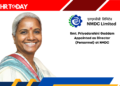 Smt. Priyadarshini Gaddam Appointed as Director (Personnel) at NMDC