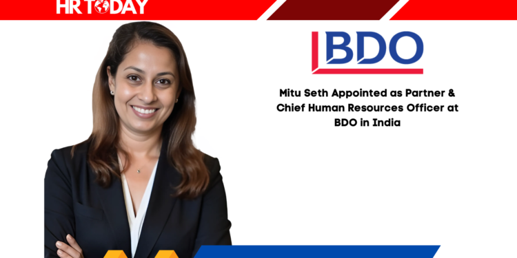 Mitu Seth Appointed as Partner & Chief Human Resources Officer at BDO in India