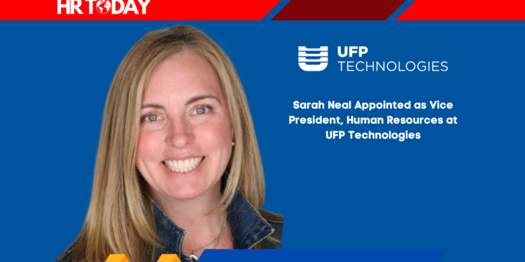 Sarah Neal Appointed as Vice President, Human Resources at UFP Technologies