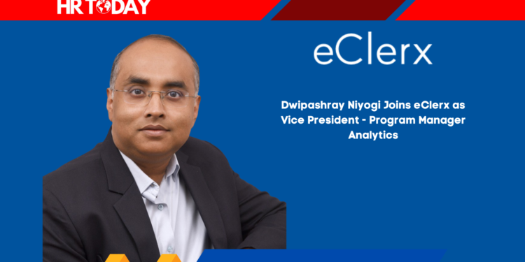 Dwipashray Niyogi Joins eClerx as Vice President - Program Manager Analytics